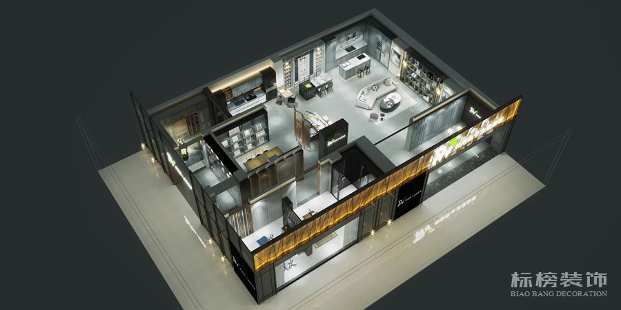博瑞雅全屋定制展厅方案